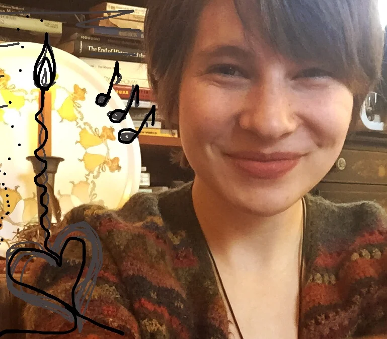 Me, Jess Kitch, as I am, on the day I wrote my first blog post at the Art Farm March 1st, 2017
