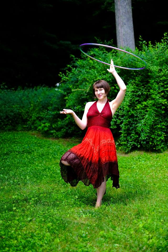 An early incarnation of MamaDala, the Dancing Manifesting Mistress of Hula Hoops 