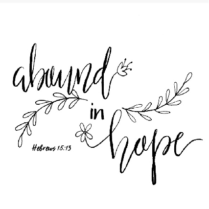 (5x7) Custom Hand-lettering print, created by Hailee Davis