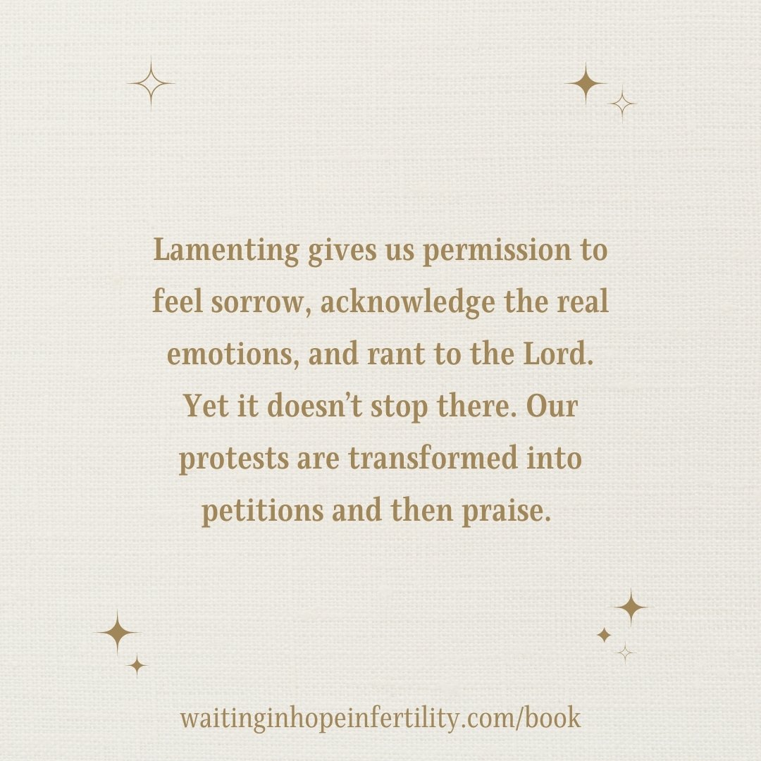 &quot;In his laments of sorrow, David cried out, &ldquo;How long, Lord?&rdquo; (Psalm 13:1). Lamenting gives us permission to feel sorrow, acknowledge the real emotions, and rant to the Lord. Yet it doesn&rsquo;t stop there. Our protests are transfor