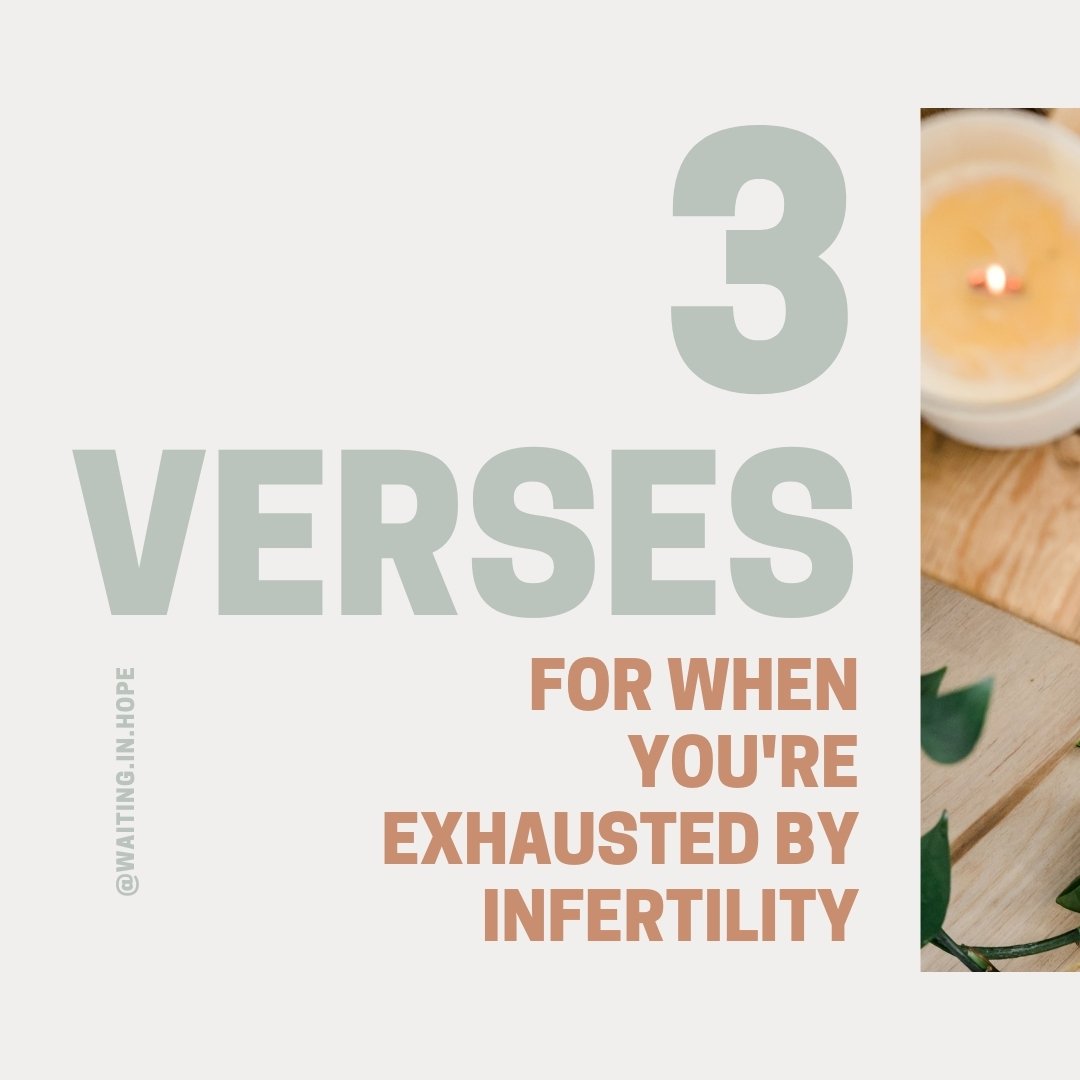 Infertility is the marathon set before us to run with endurance, but it is exhausting. More than physical exhaustion, there is this soul-level weariness that makes our hearts ache and leaves us crying out &ldquo;How long, Lord?&rdquo; How can you com