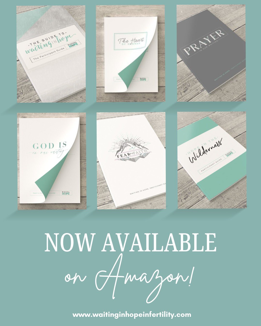 🎉Exciting News!
The Waiting in Hope Study Guides are now available to purchase individually on Amazon! 

These Christ-centered studies are designed to meet you in the waiting&mdash;with truth, encouragement, and hope.

Inside you&rsquo;ll find:
&nda