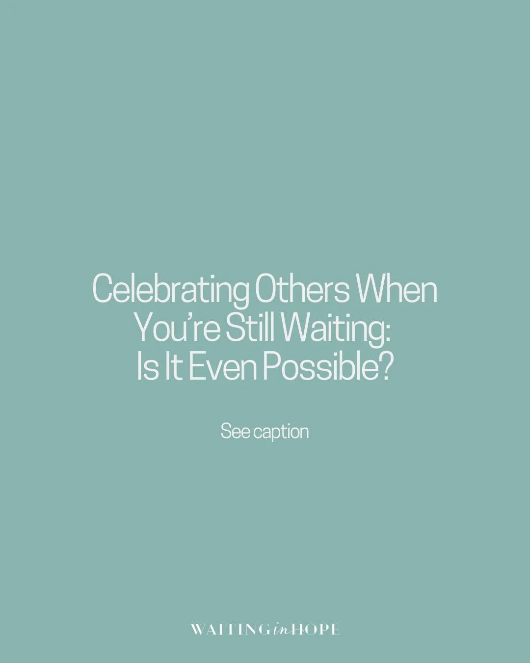 I was in a gas station parking lot scrolling on my phone one day when my husband and I were figuring out how to grow our family. 

I saw a simple social media post from a friend who was &quot;teasing&quot; something that looked like a pregnancy. Tear