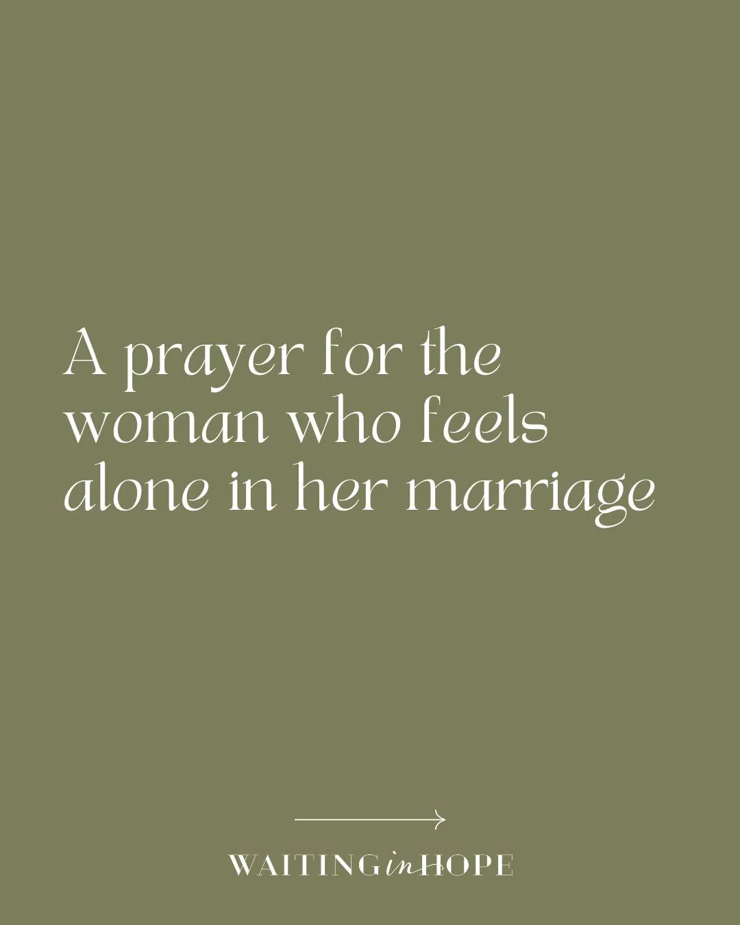 Lord, we lift up every woman who feels alone in her infertility journey. The weight she carries is heavy. The appointments, medications, longing, and quiet heartache&hellip; it can feel too heavy to bear. Sometimes even in her marriage, she feels iso