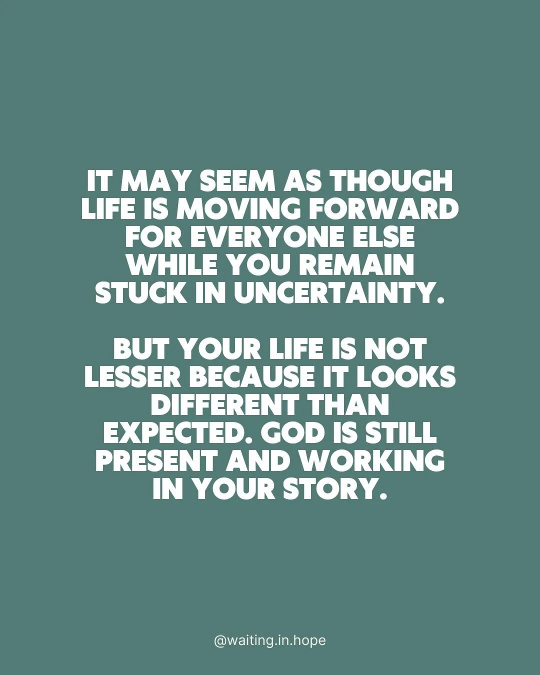 Watching others move into parenthood while you continue waiting can feel painful and isolating.

It may seem as though life is moving forward for everyone else while you remain stuck in uncertainty.

But your life is not lesser because it looks diffe