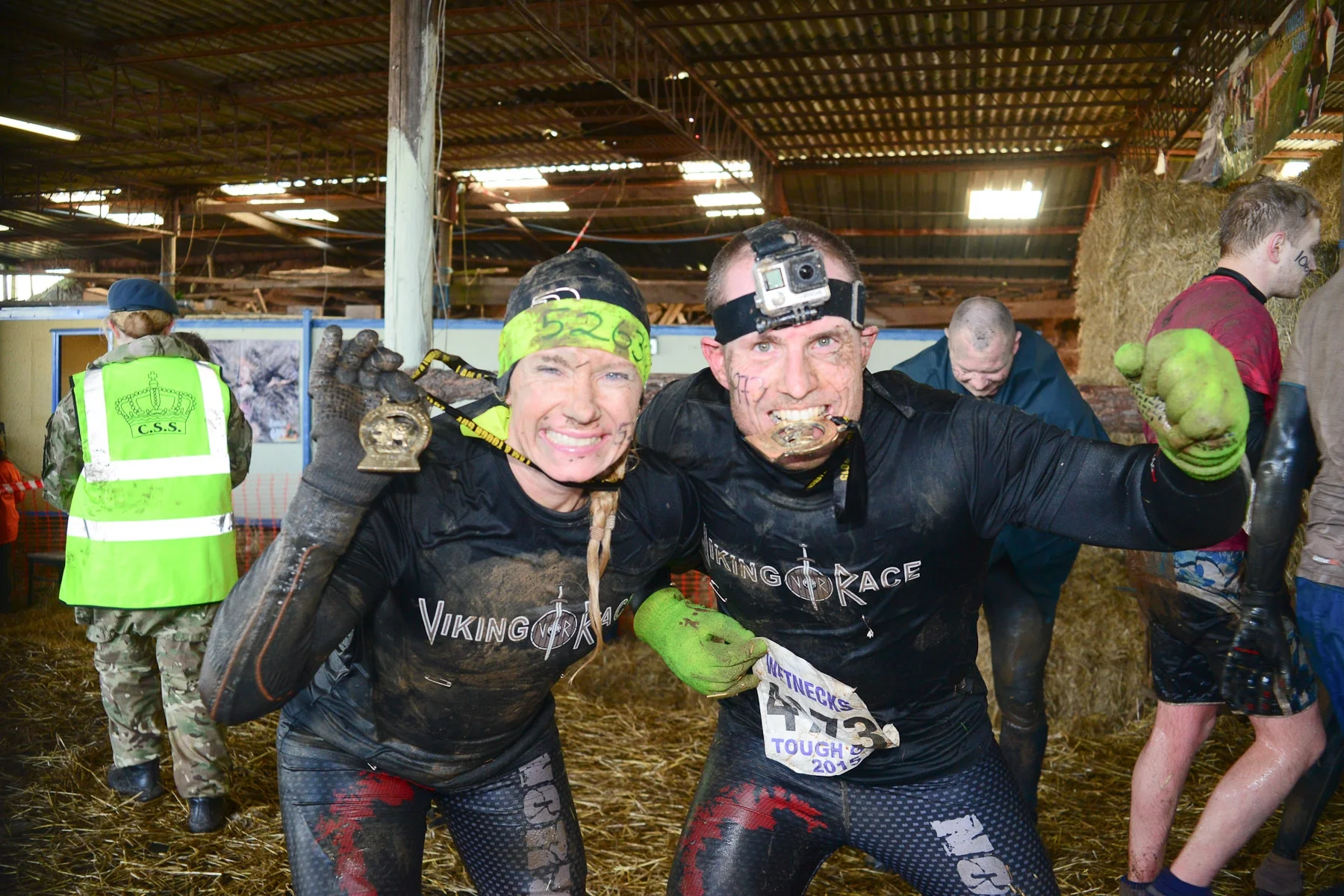 Haha smilet er rimelig stivt her...fy søren så kald jeg var! Men happy happy ;)