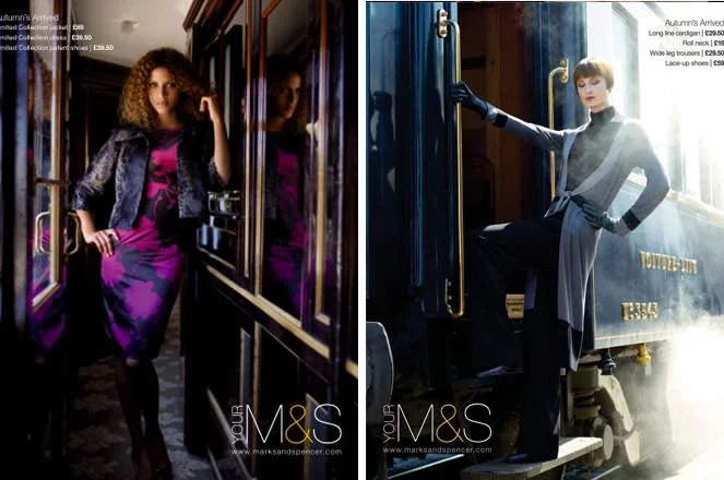Nome Lenoir & Erin O'Connor X M&S