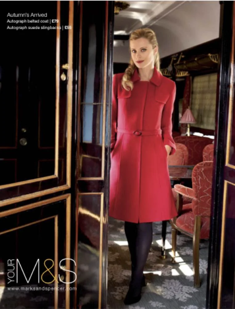 Laura Bailey on The Orient Express X M&S