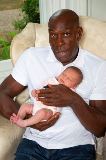 Frank Bruno and Granddaughter Amaya for HELLO 6th August 2018