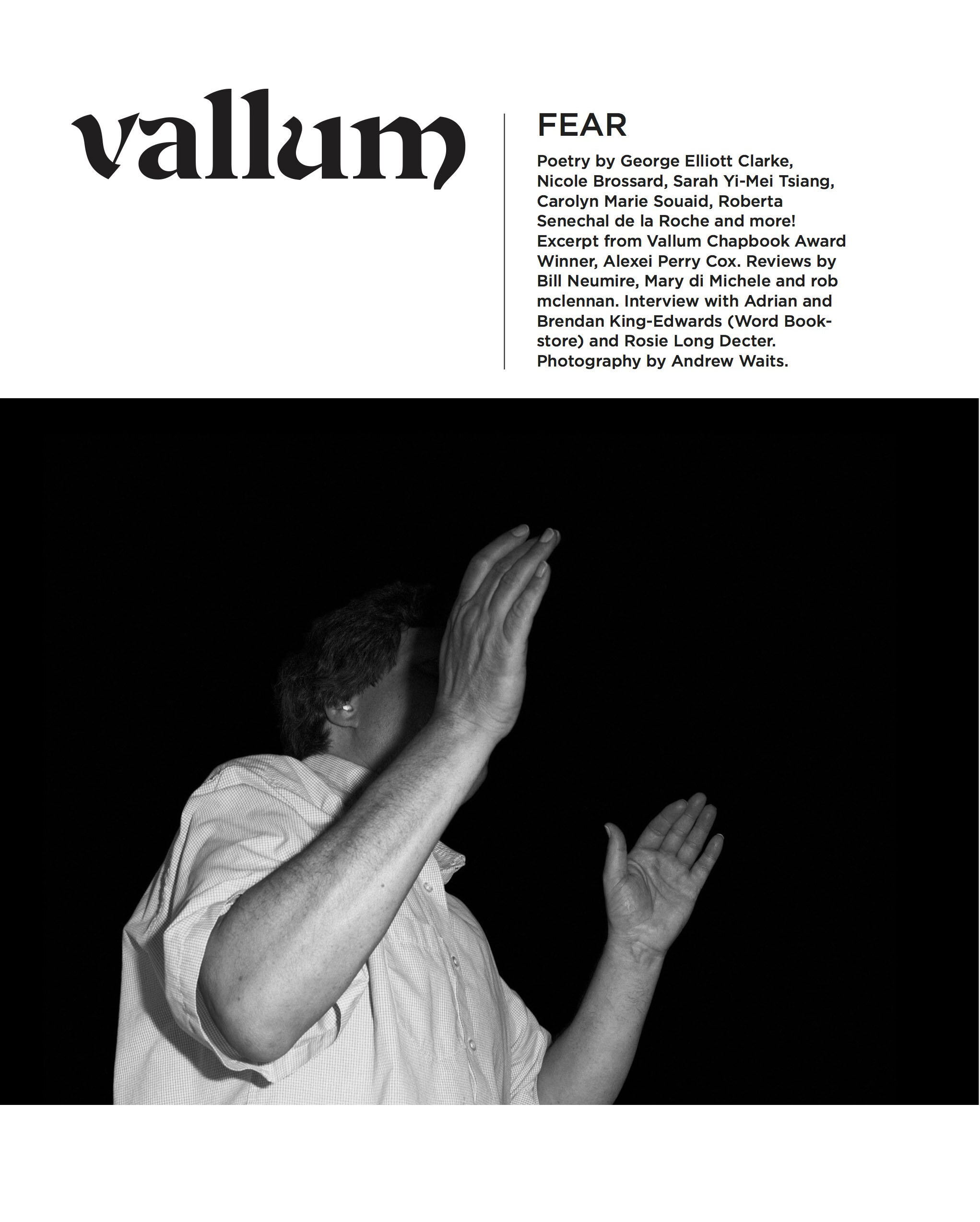 Vallum ("Fear" issue, 2019)