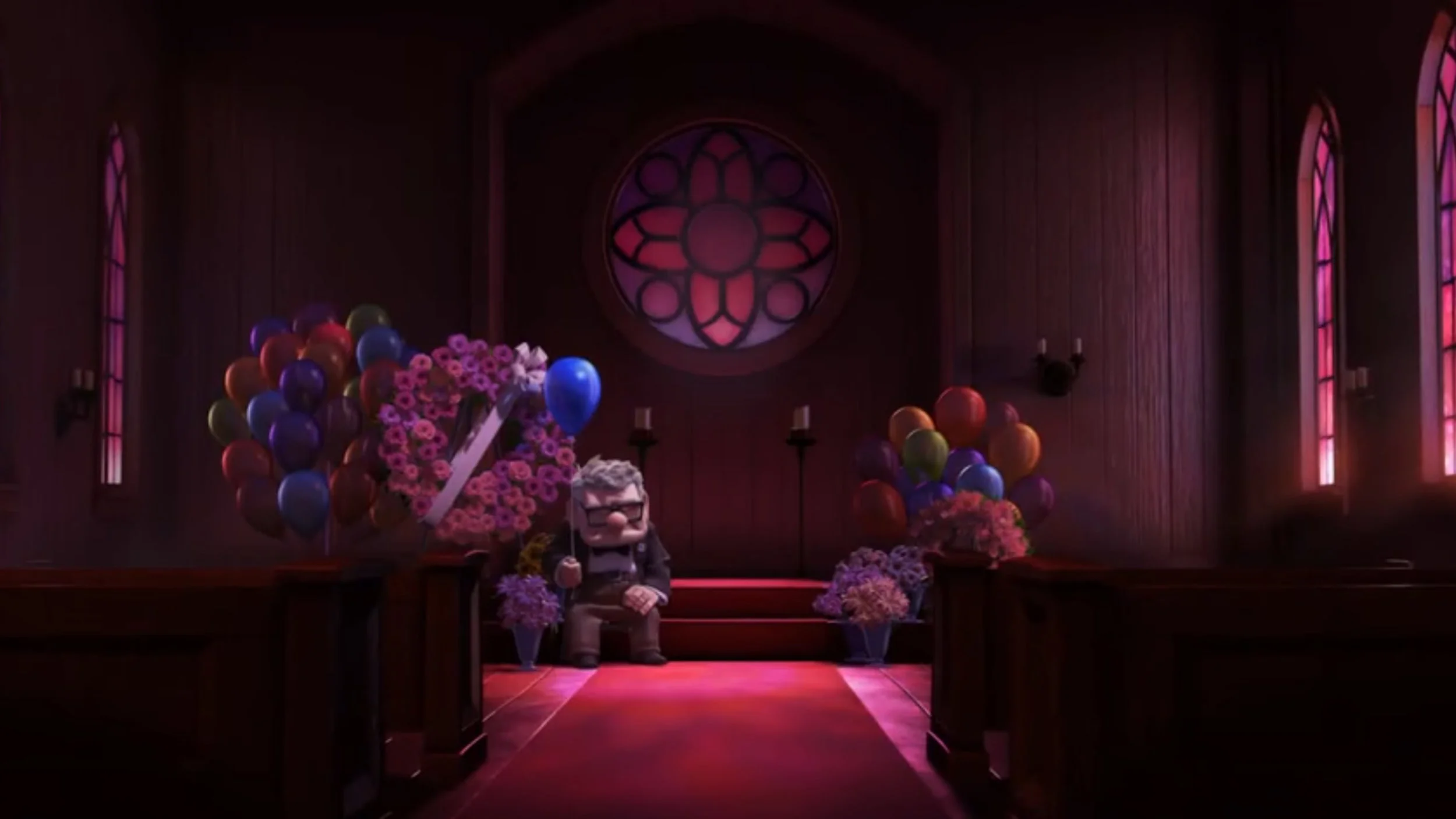 F.3 - The Sequence ends on the day of Ellie's funeral.