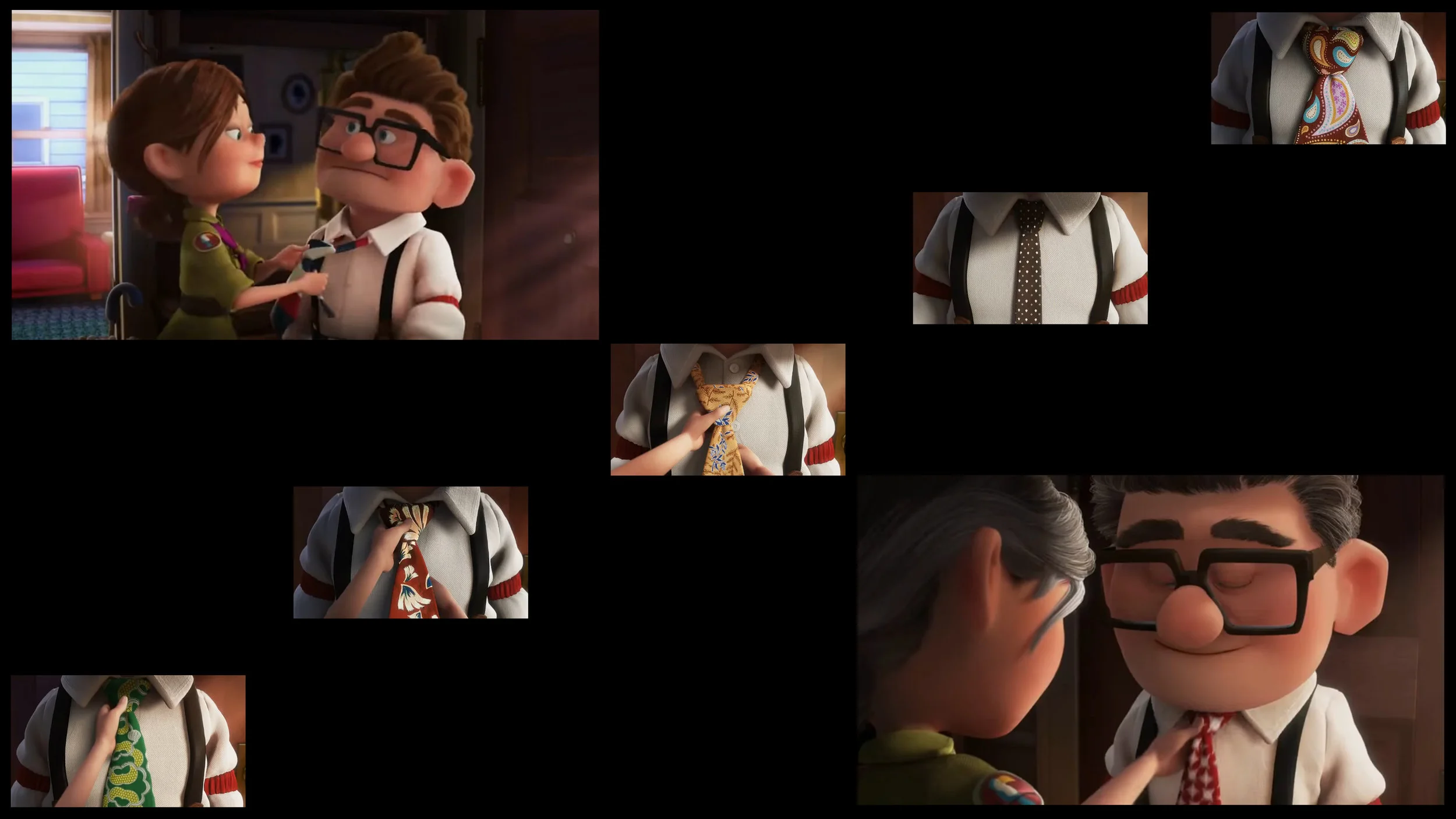 F.11 - Ellie and Carl share a number of routines throughout their relationship.