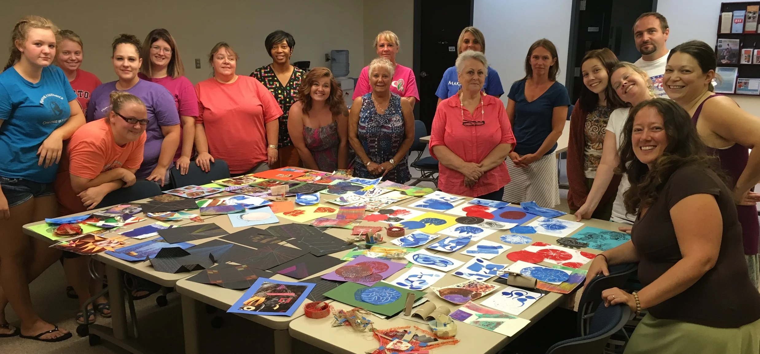 Art + Design Integration training at Buncombe County Partnership for Children!