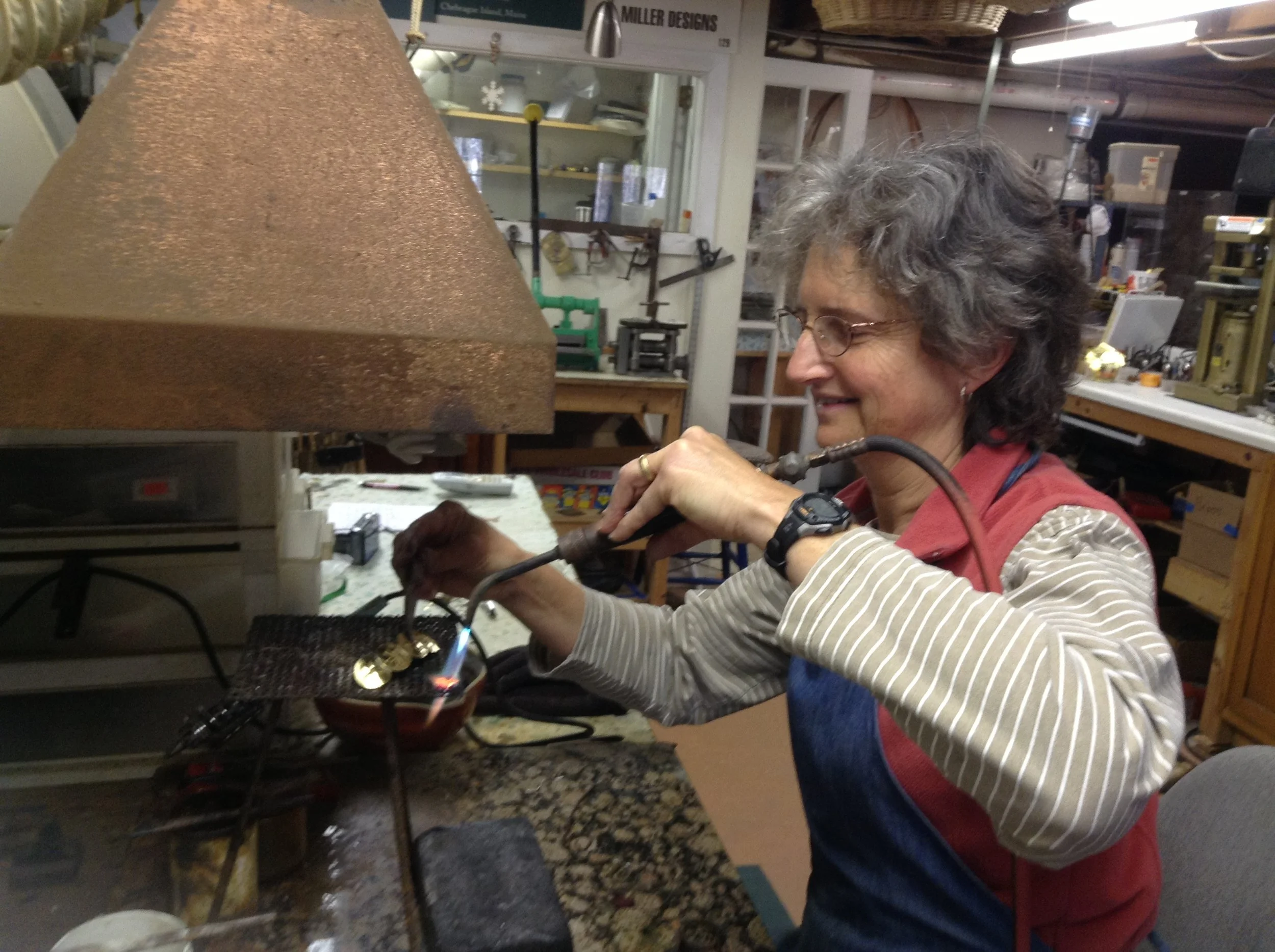Gail soldering w:torch.jpg