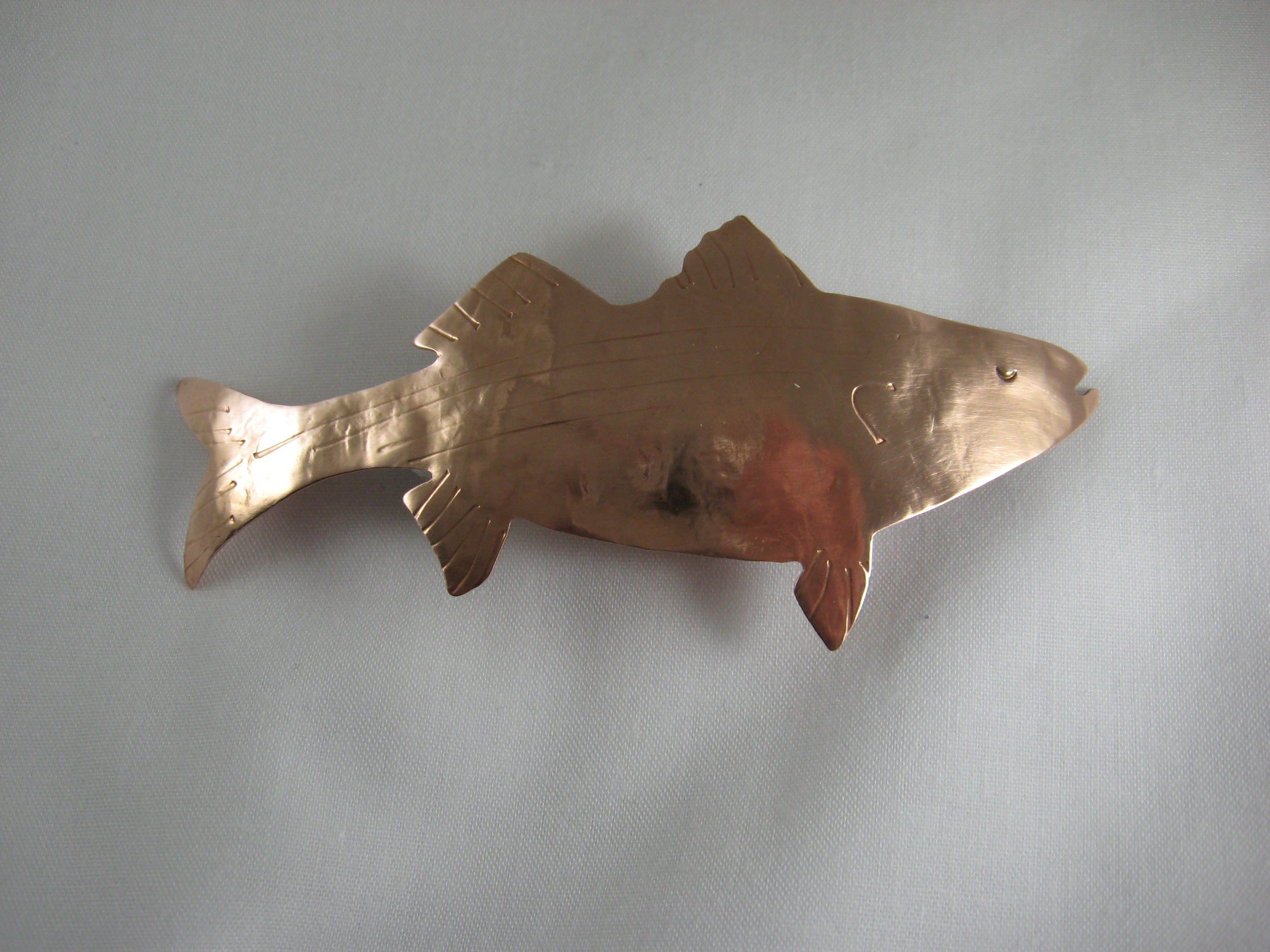 Single Bluefish, Salmon or Striped Bass Barrette