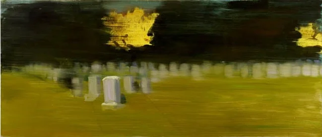 'Yellow Splashes,' 36"x 84", 2006