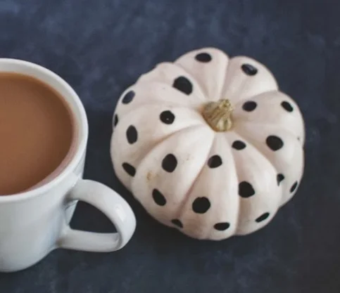Polka Dot Pumpkin