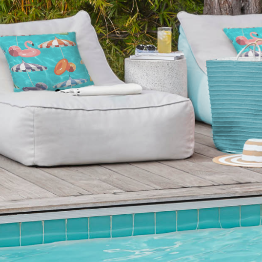 Summer Fun Piillows - Find them on Spoonflower