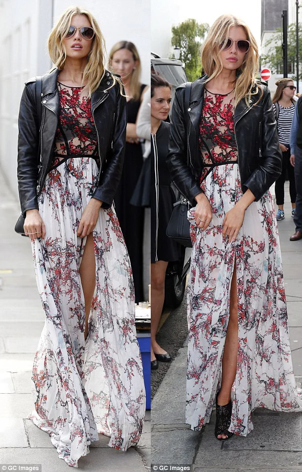 Stella Maxwell Dressing - Victoria's Secret London Press