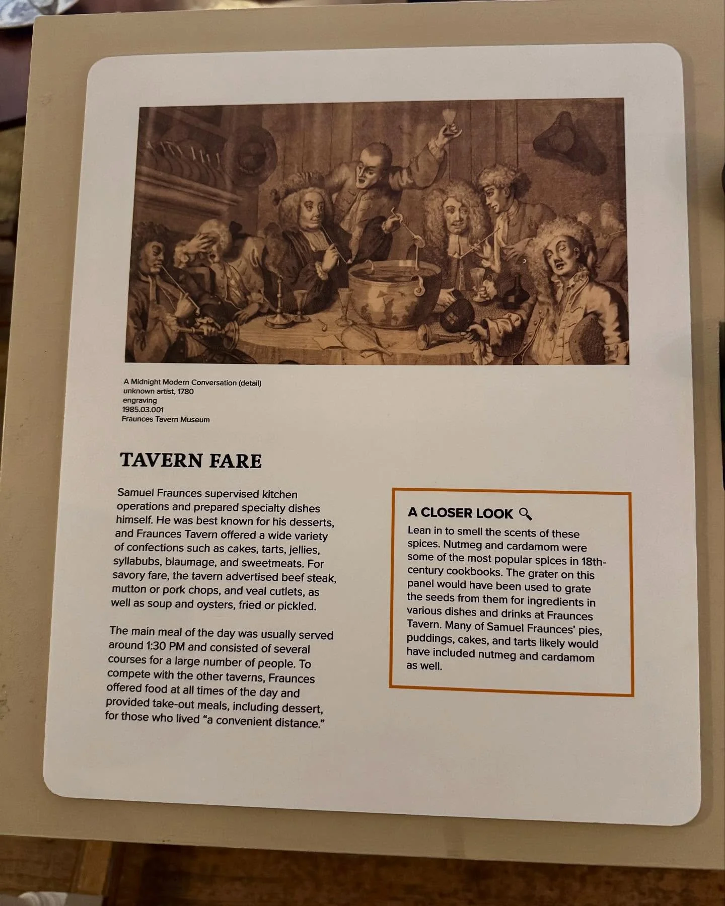 The making of early American cuisine.
