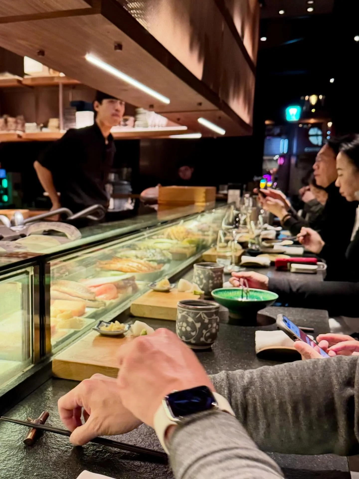 Wonderful handcrafted Japanese meal.