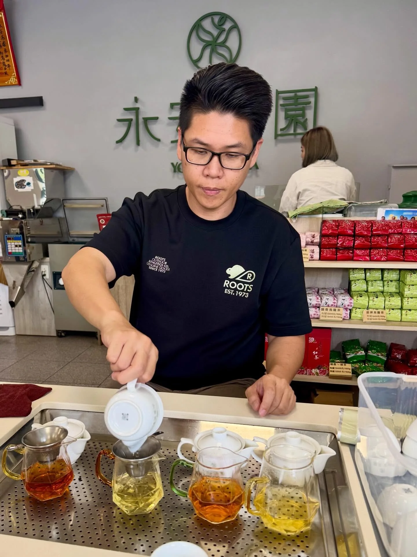 Love oolong tea tasting at one of my favorite tea farms.