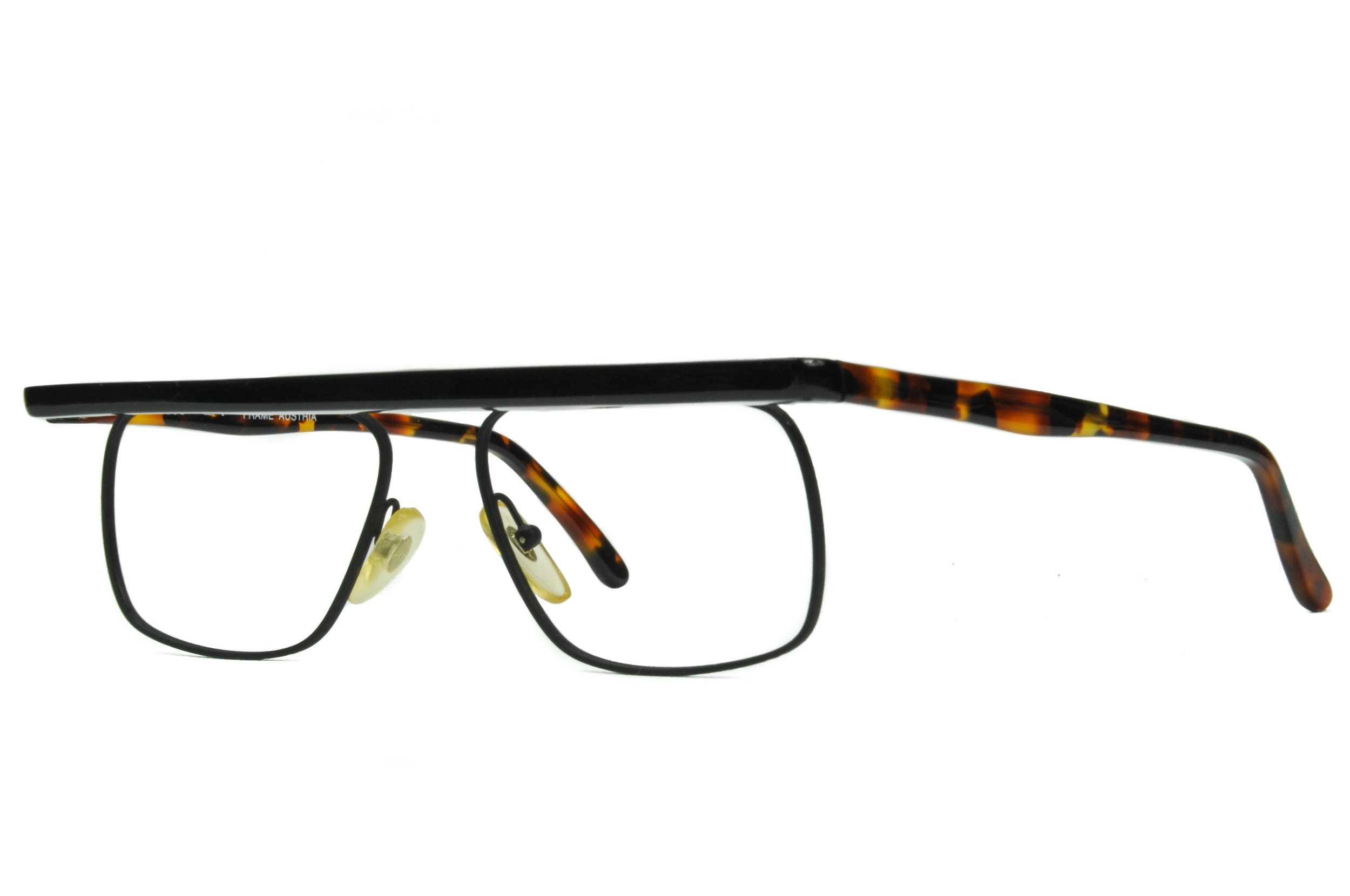 Club LA 5207 Unisex Rectangular Combination Top Bar Eccentric Eyeglasses Austria 