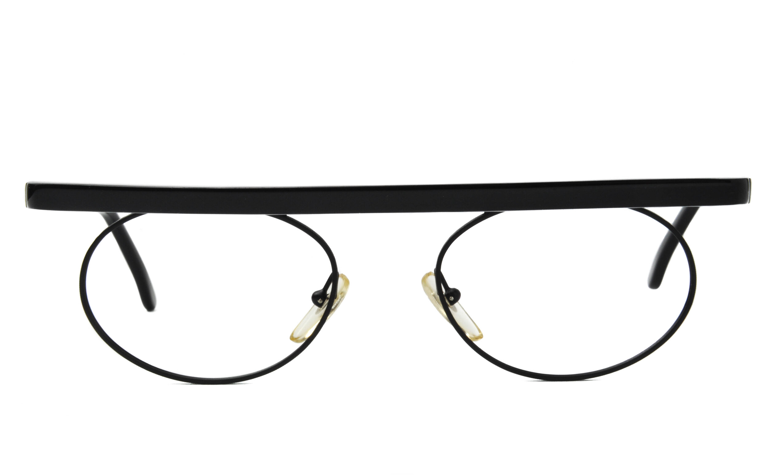 Alaska Adventure 155 Rectangular Eyeglasses Gold Tortoise Metal Frames 90s Italy 