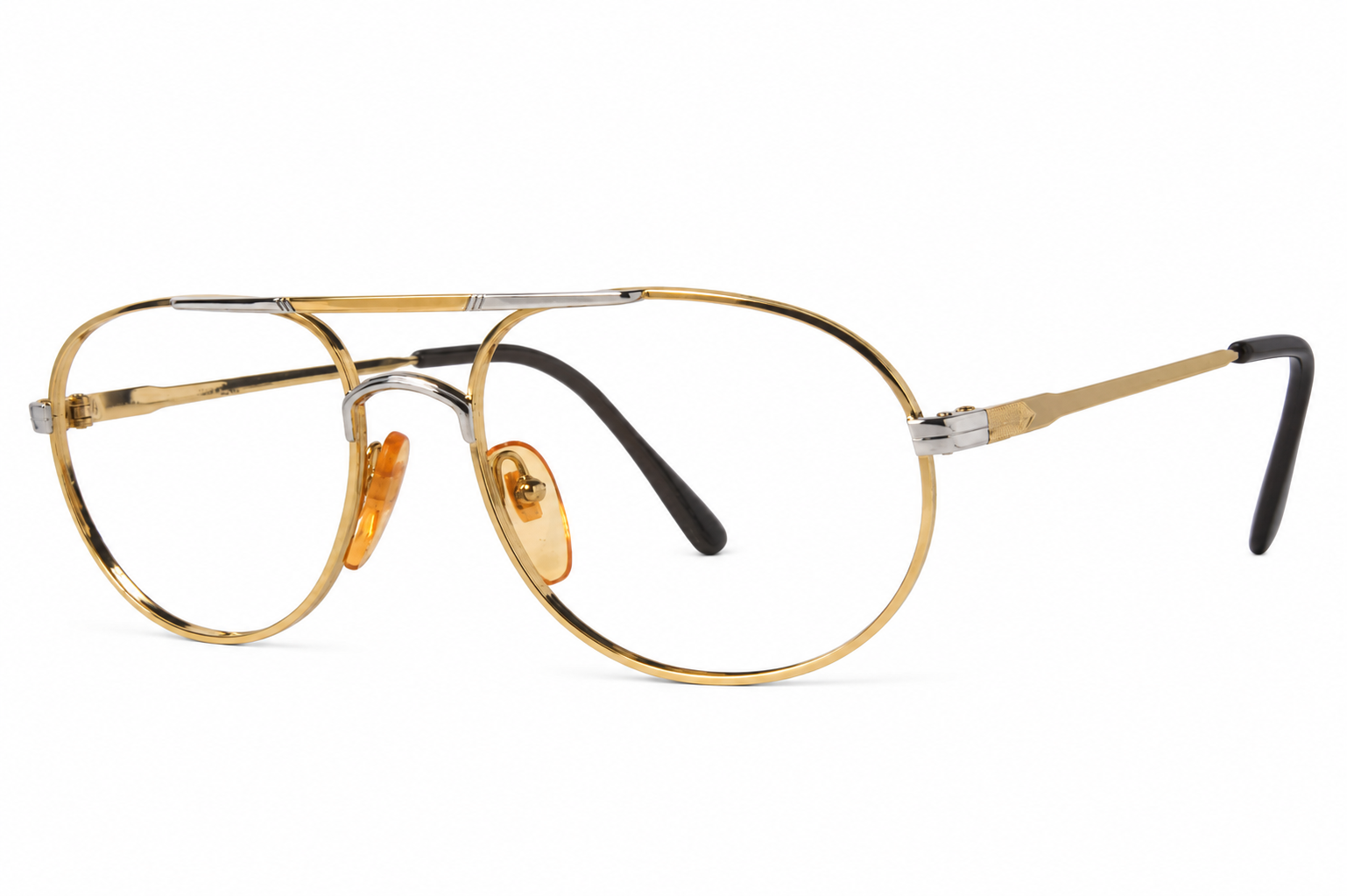Gold Aviator Glasses on White (1).png