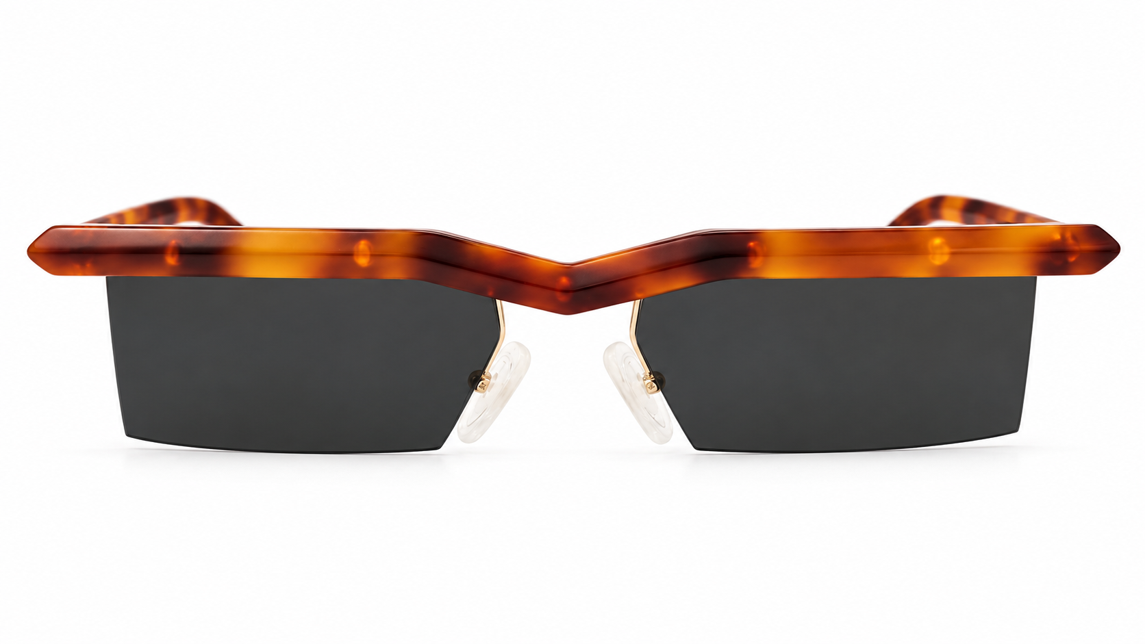 Geometric Tortoiseshell Rimless Sunglasses.png