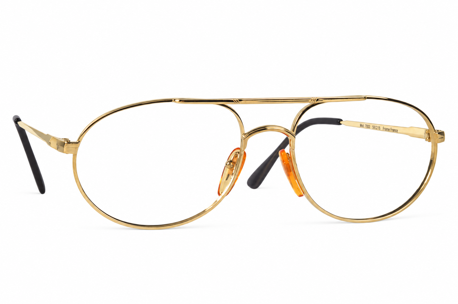 Gold Aviator Glasses on White.png