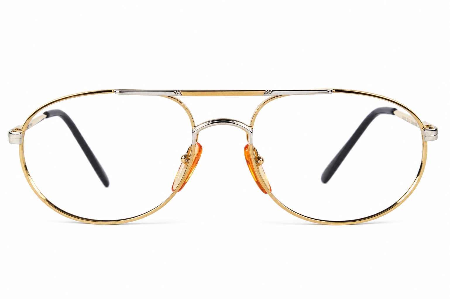 Polished Gold Aviator Eyeglasses.png