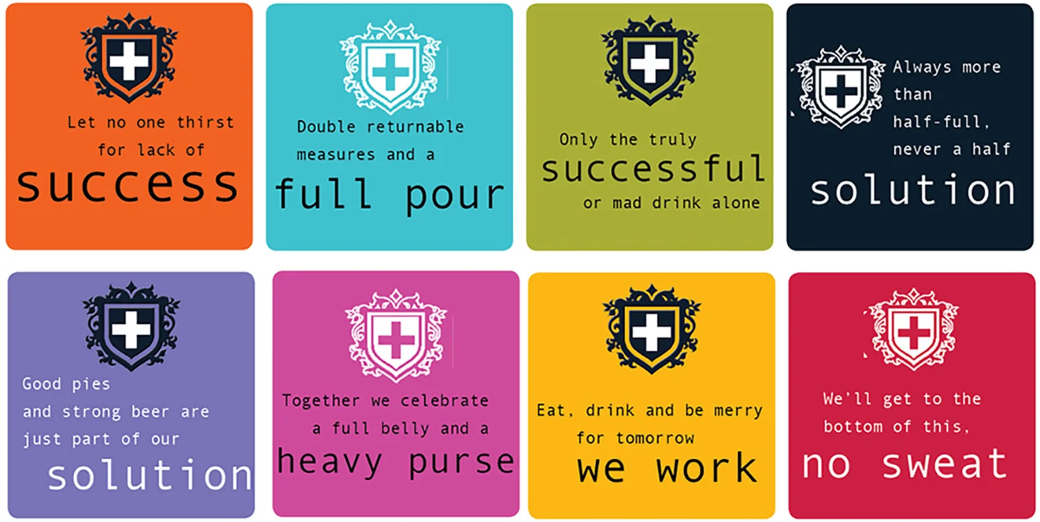 B+B Promotional Coasters