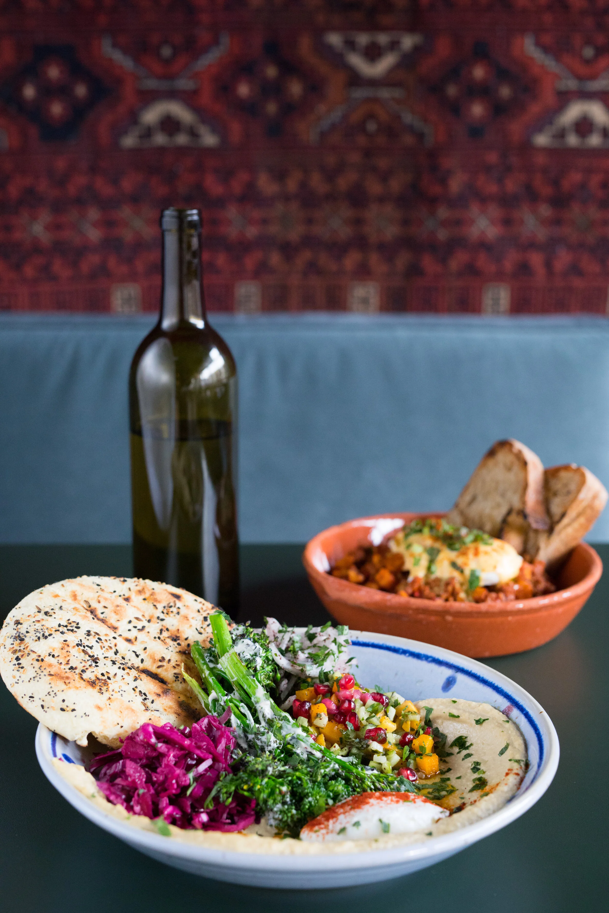 Hummus Bowl & Spanish Hash
