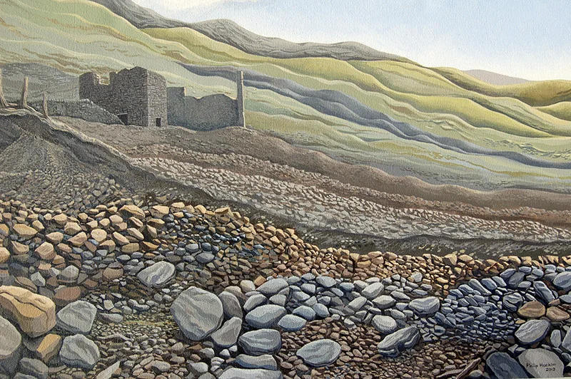 Memories of Work - Atgof Gwaith 625mm x 905mm, acrylic - acrylig Price - Pris £2,995