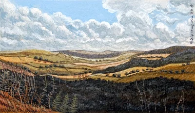 Valley - Dyffryn 120 mm x 70 mm, acrylic - acrylig Price - Pris £395