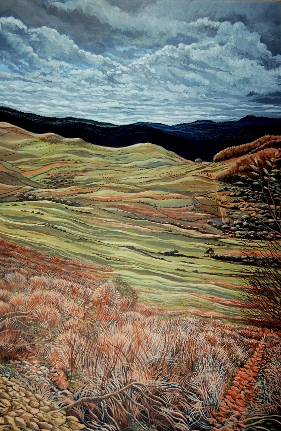 On The Edge - Ar Yr Ymyl acrylic - acrylig (320mm x 450mm) £TBC
