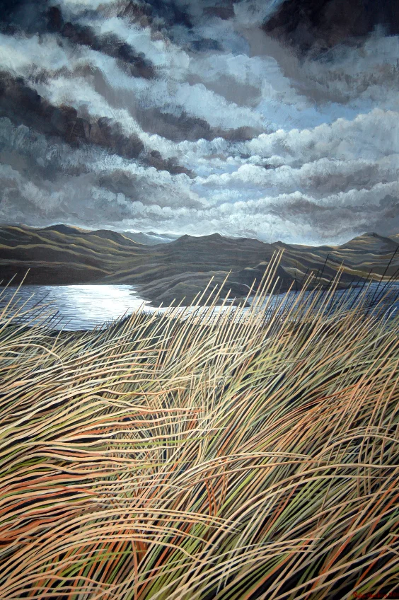 Whispers In The Reeds - Sibrwd y Cyrs Acrylic – A crylig (560 mm x 880mm) £TBC