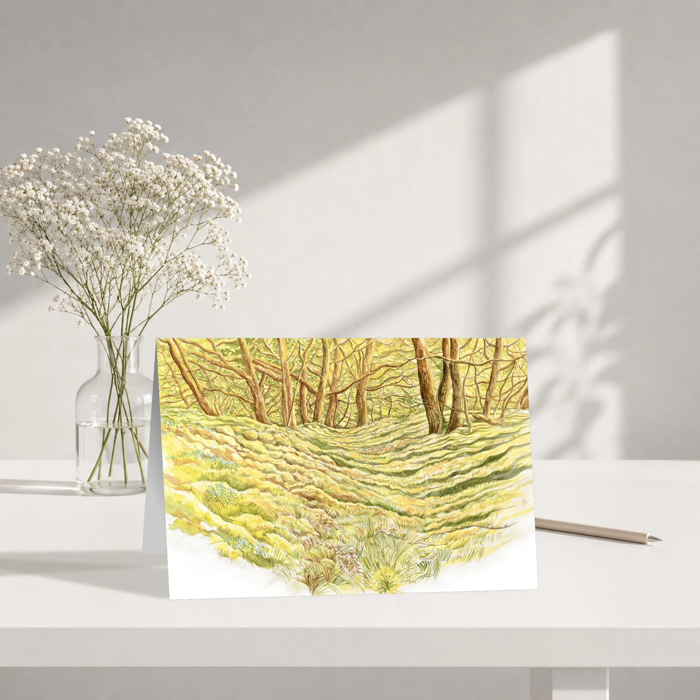 Card - Bluebell wood