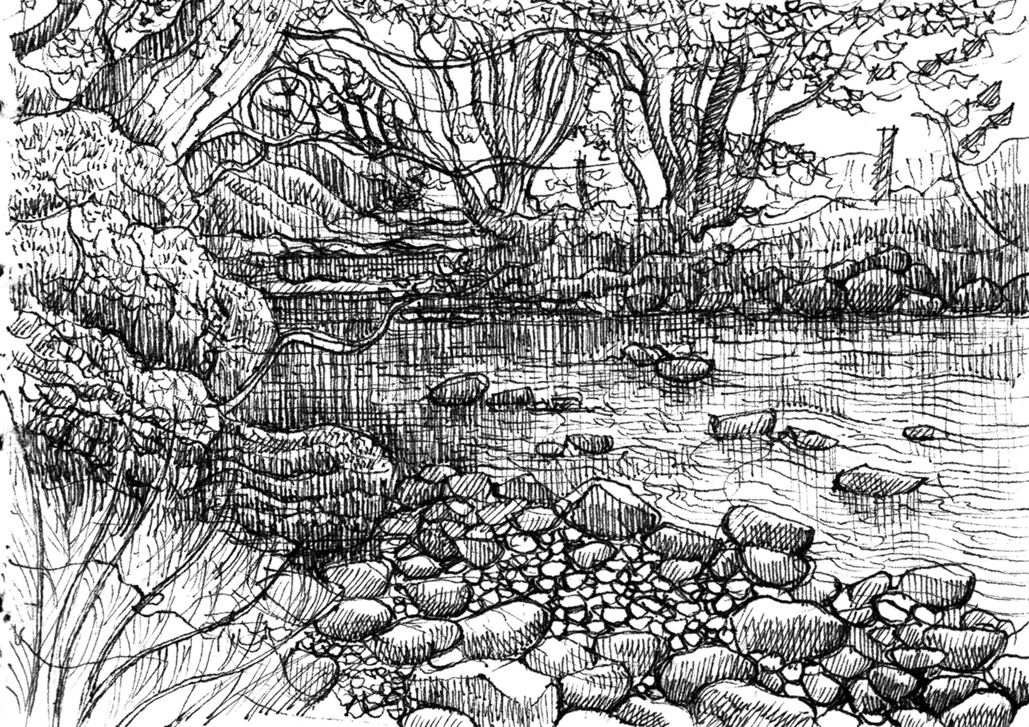 Small Sketch 4 - Llun Bach 4