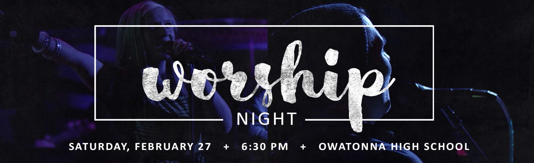 Worship Night Promotional Images for media, web & print