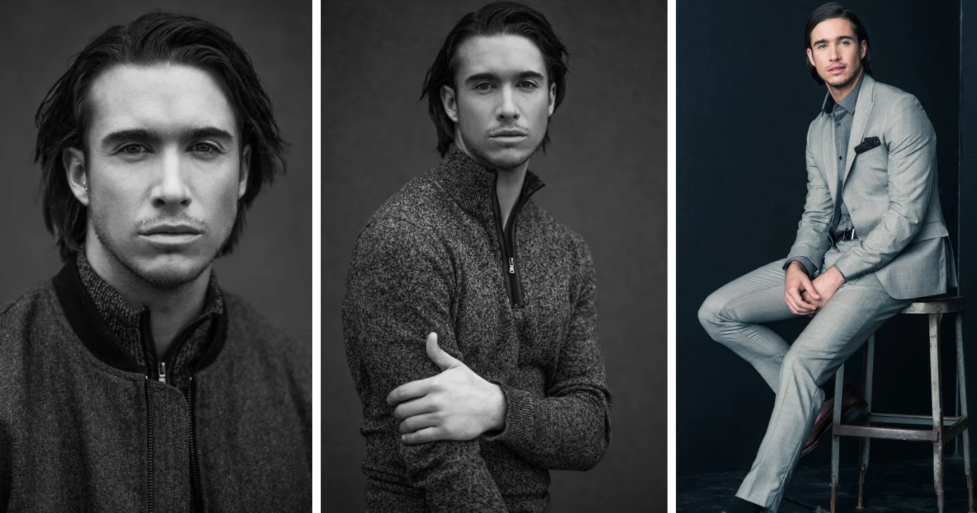 Male Portraiture & Fashion w/ Agency Model Barrett