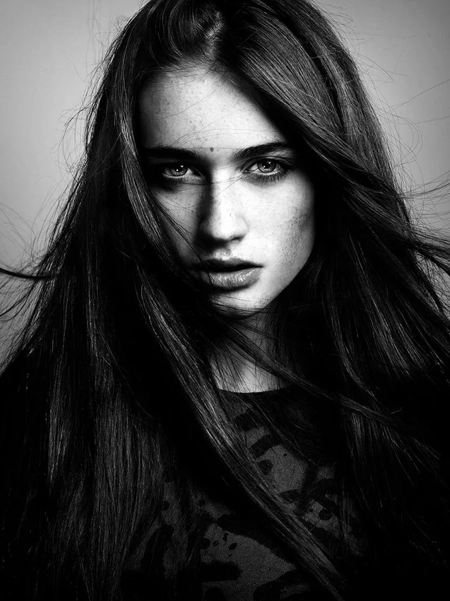 Black & White Beauty w/ Photoshop