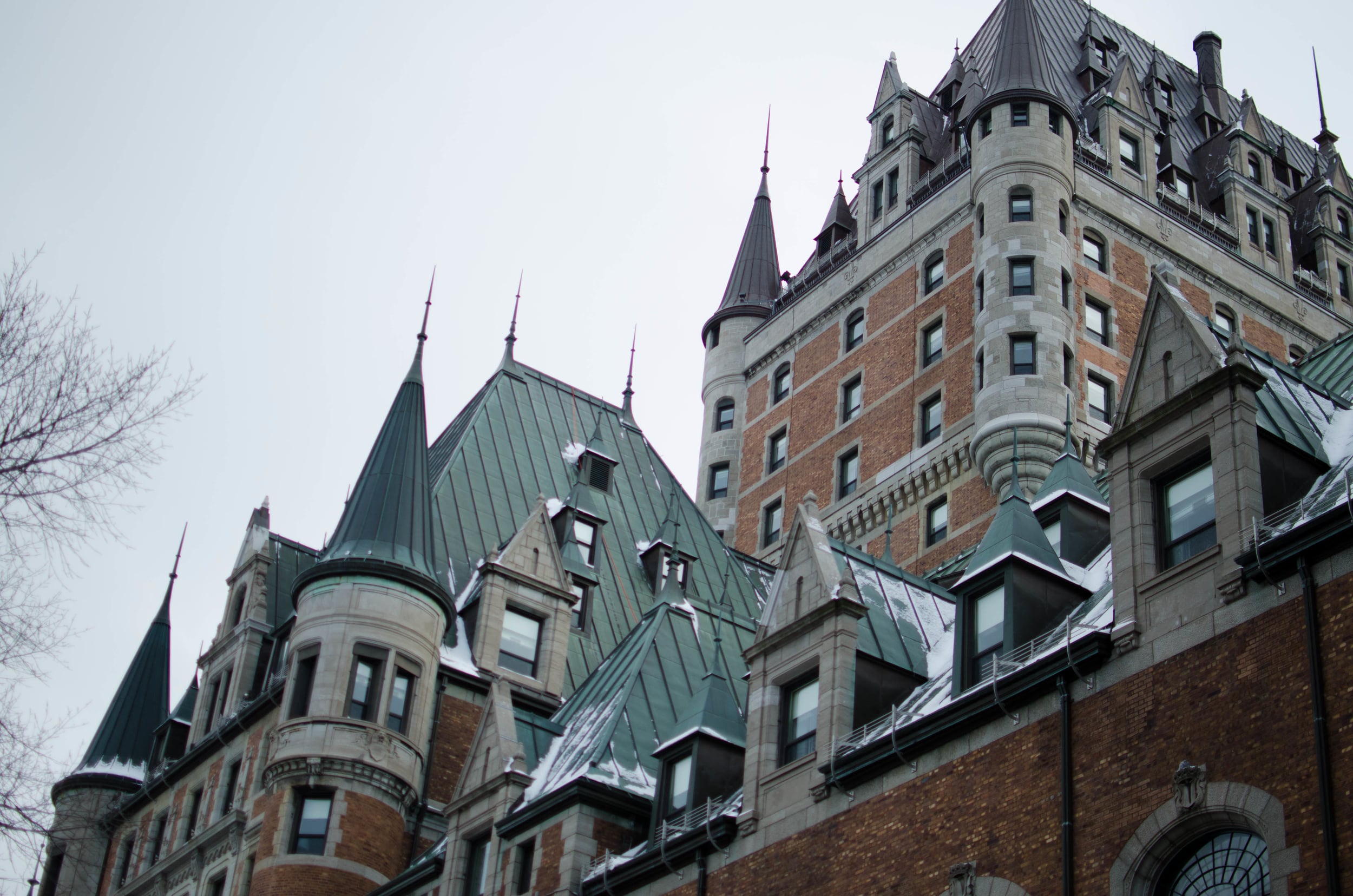  Chateau Frontenac — a big fancy hotel. 