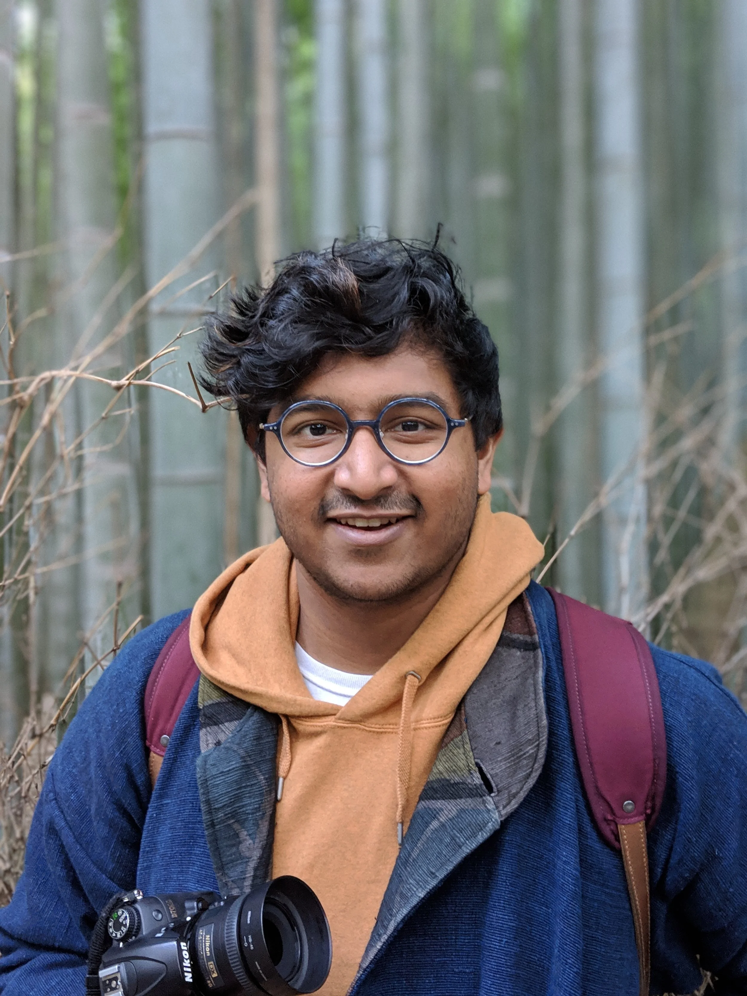 Portrait captured at the Arashiyama Bamboo Grove in Japan. Photo by Yaling Chan .