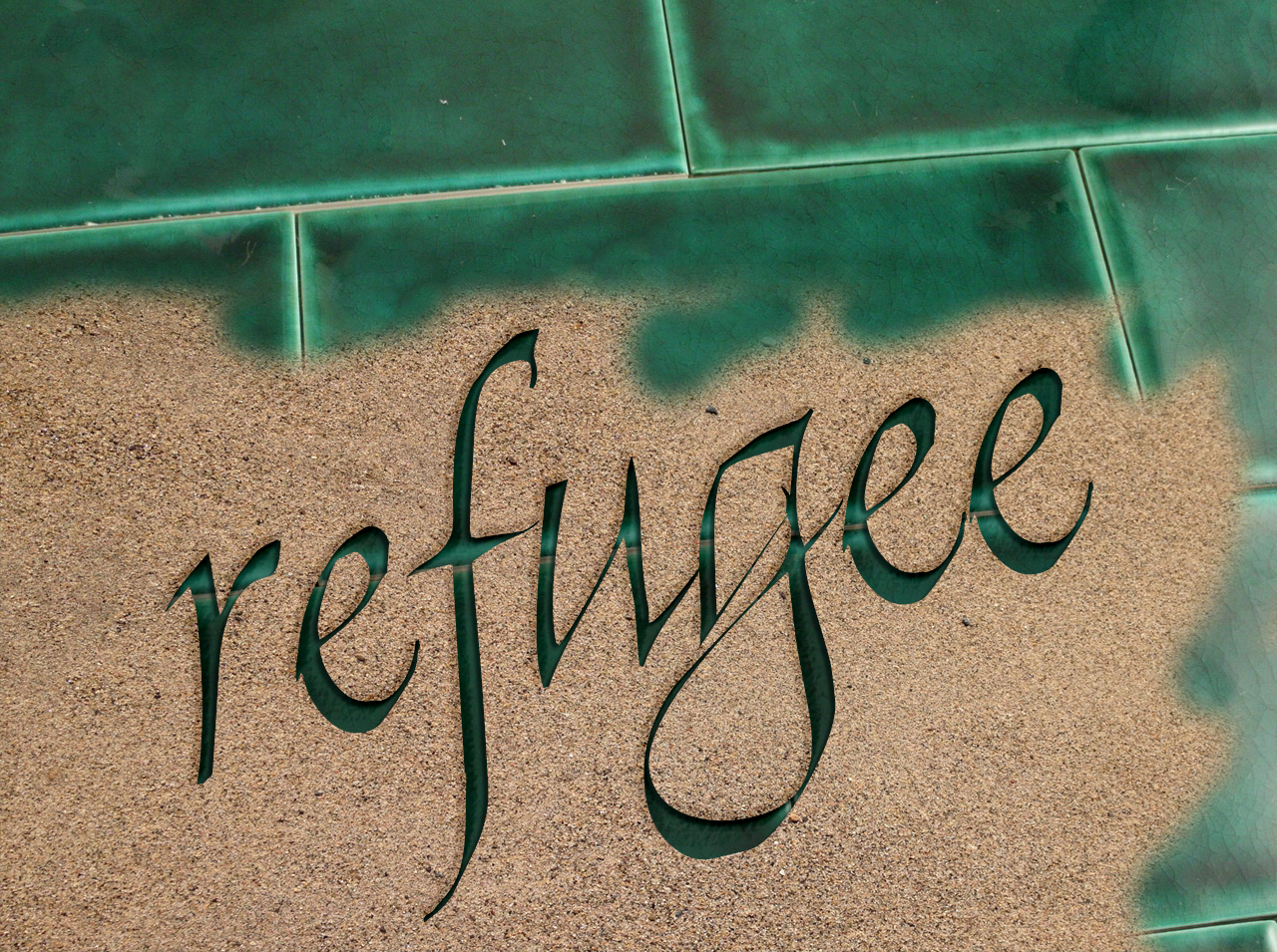 refugee_written_in_sand