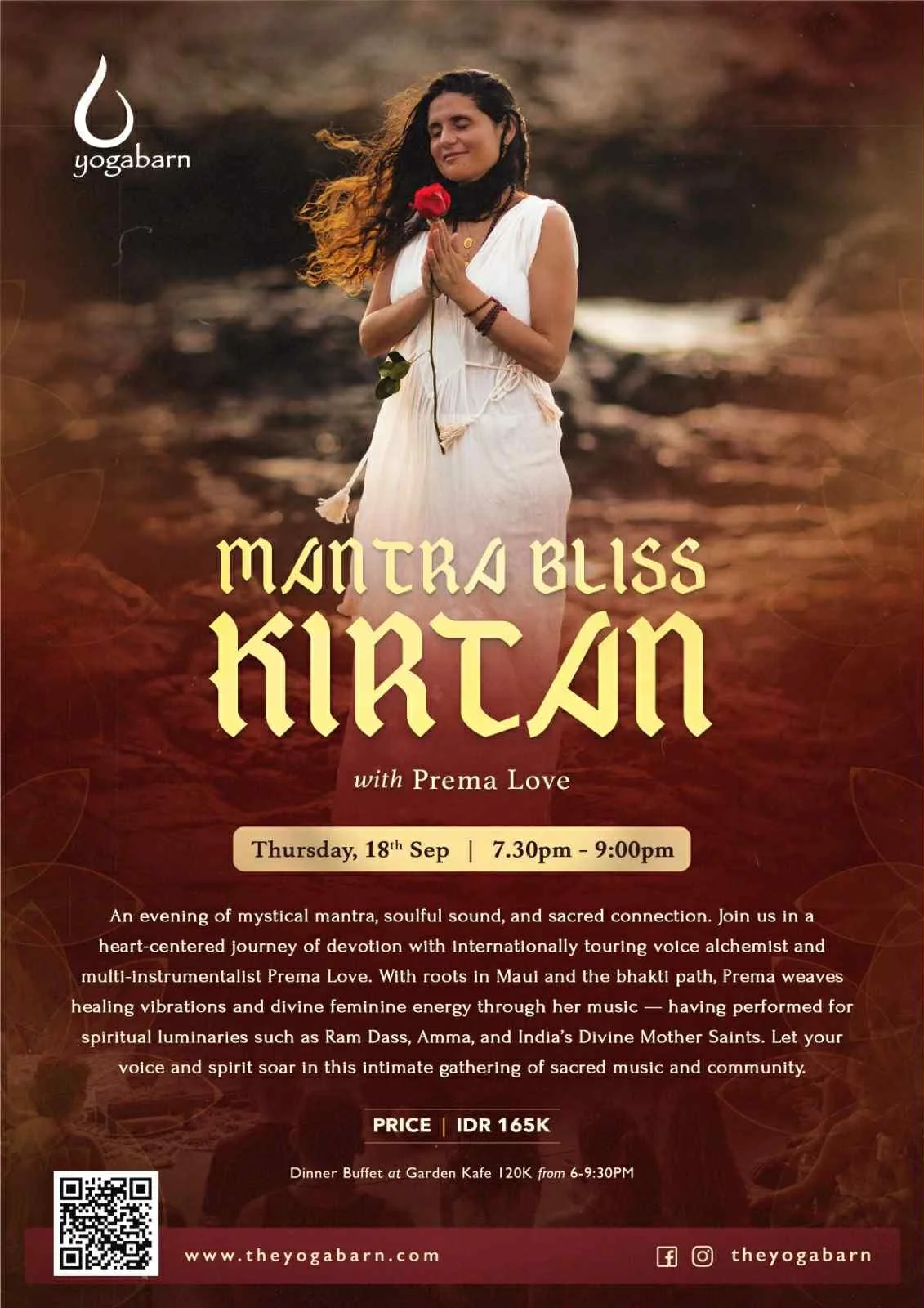 Mantra Bliss Kirtan with Prema Love @ Yoga Barn - Bali