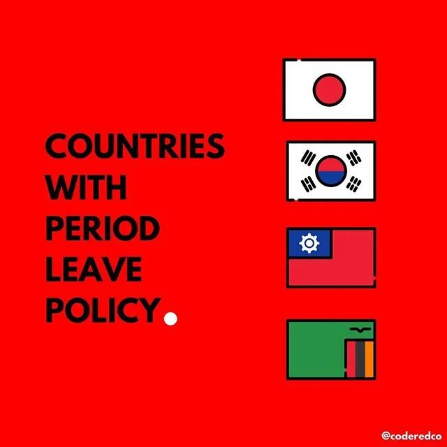 Did you know menstrual leave is a policy in countries like Japan, South Korea, Zambia, and Taiwan in which a woman has the option to take paid or unpaid leave from her employment when menstruating?

Even though menstrual leave policy is implemented i