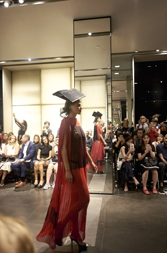 Both gowns were presented and made by Minika Ko atelier.