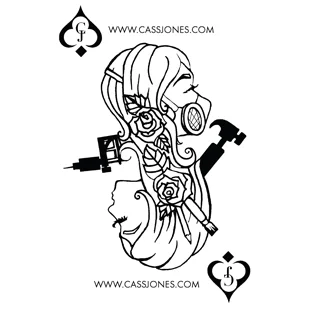 Cass Jones is a Creative Jane of all Trades, with a well rounded history. An artist from a very young age , Cass is traditionally trained in many forms of art, and is constantly trying to apply her various skill sets, in unique ways. Leaving her mark on everything she touches, you can find various pieces of work done in numerous places and on different mediums around the world.